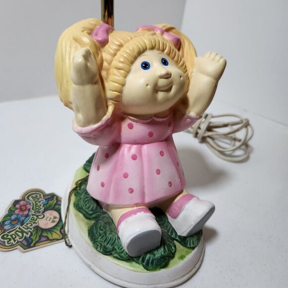Cabbage Patch Kids Vintage 1983 Original Appalachian Artworks Ceramic Lamp - Picture 2 of 13